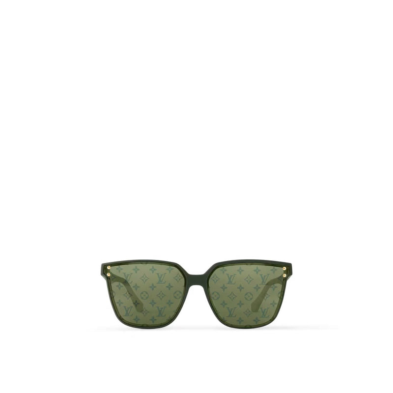 Louis Vuitton - Lunettes de soleil XL carrées LV Waimea Kaki