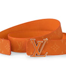 Louis Vuitton - Ceinture LV Initiales 40 mm réversible Orange