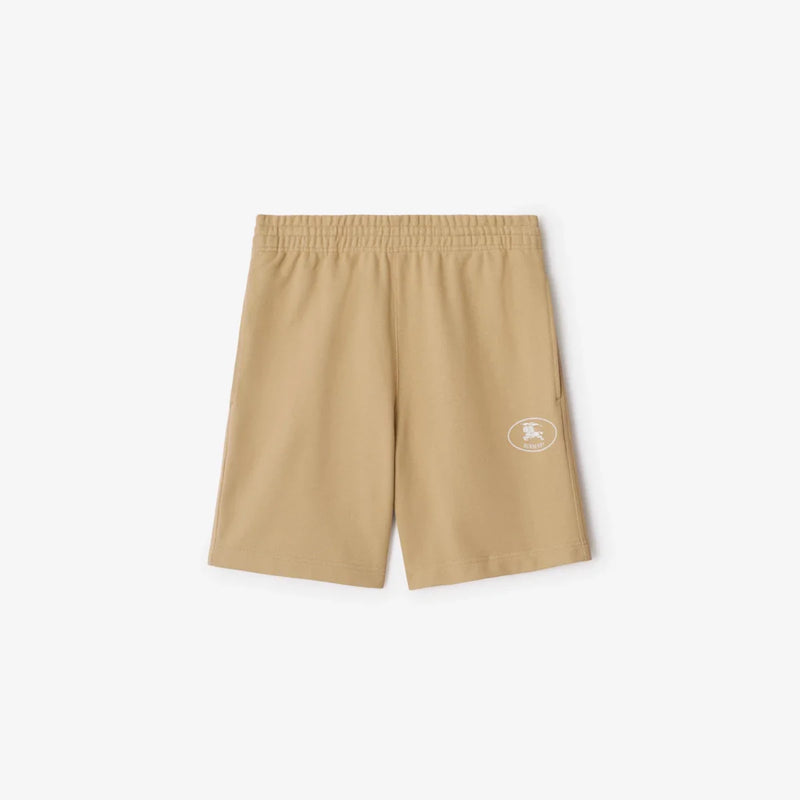 Burberry - Short en coton Knight Flax