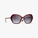 Chanel - Lunettes de soleil Papillon Bordeaux