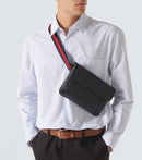 Gucci - Sac ceinture Web Stripe en toile GG Noir