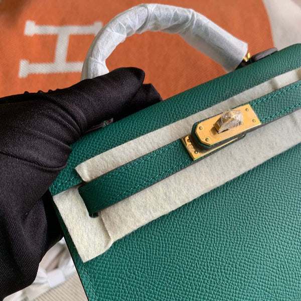 Hermes - Birkin 19 cm Vert bouteille