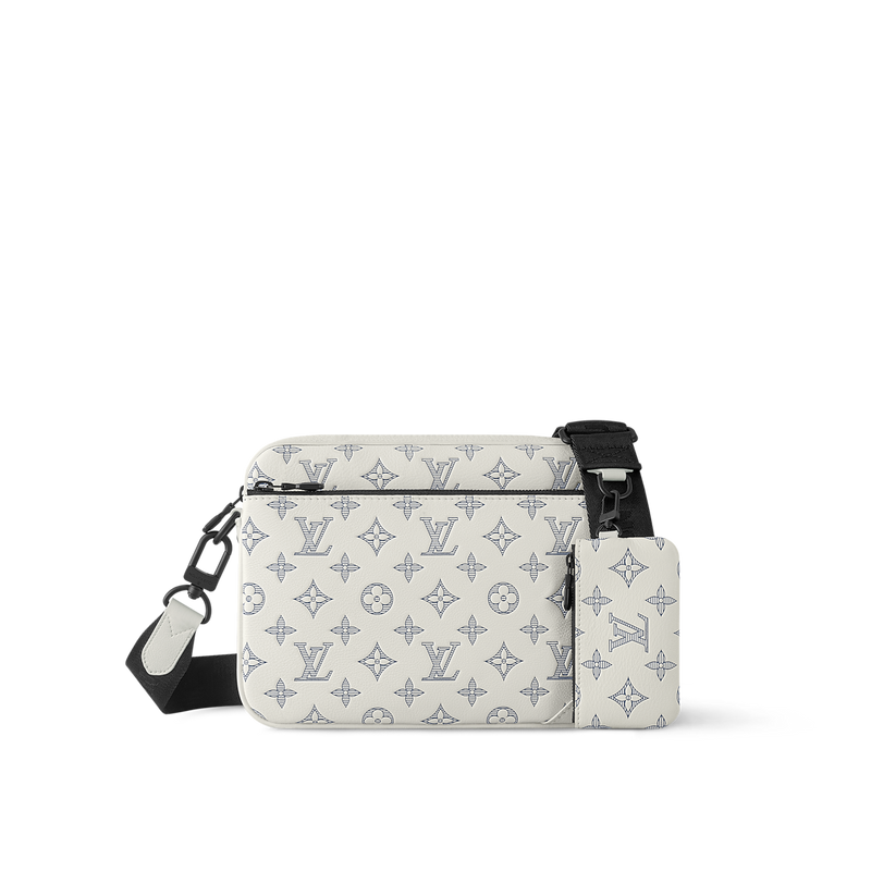 Sac Trio Messenger Blanc