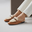 Hermès - Mules Oz Naturel / Écru