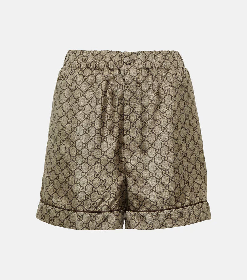Gucci - Short GG imprimé en soie