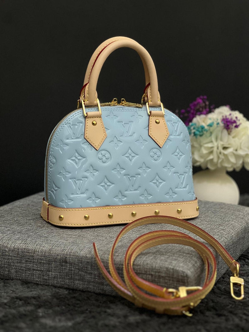Louis Vuitton - Sac Alma BB Bleu Ciel