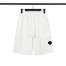 C.P Company - Shorts en coton avec poche latérale - Blanc