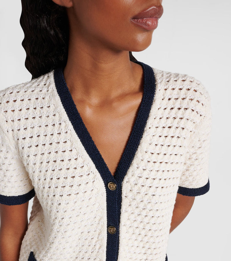 Gucci - Cardigan en coton mélangé