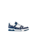 Sneaker LV Denim Blanc Bleu Denim