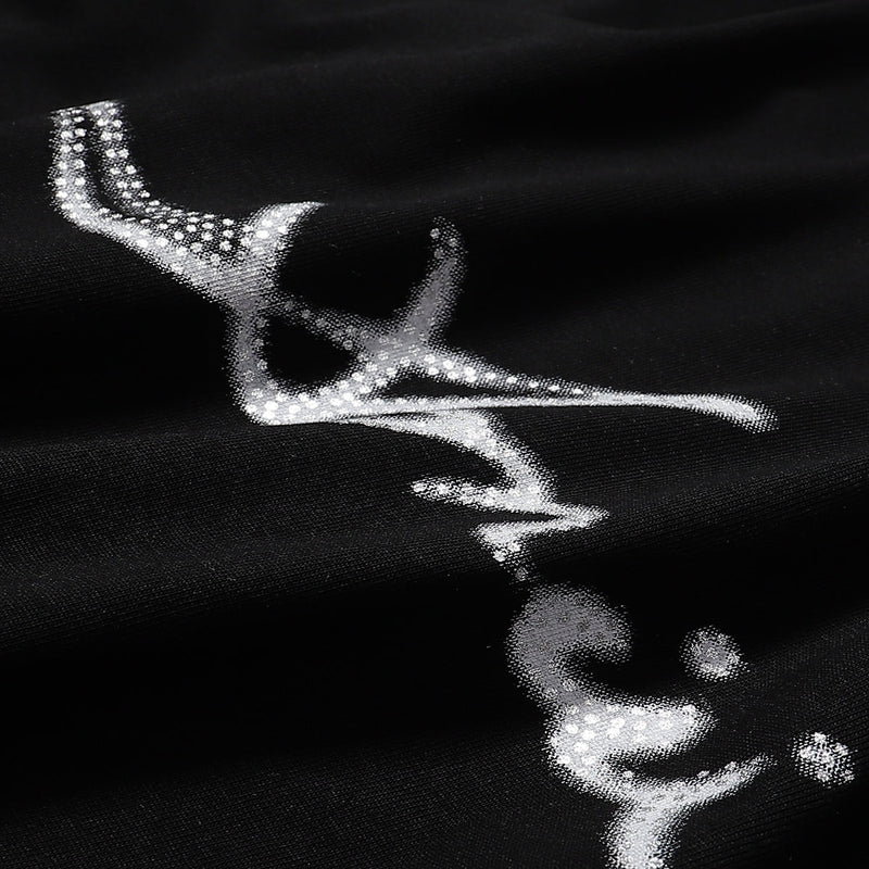 Amiri - T-shirt en coton Smoke Noir