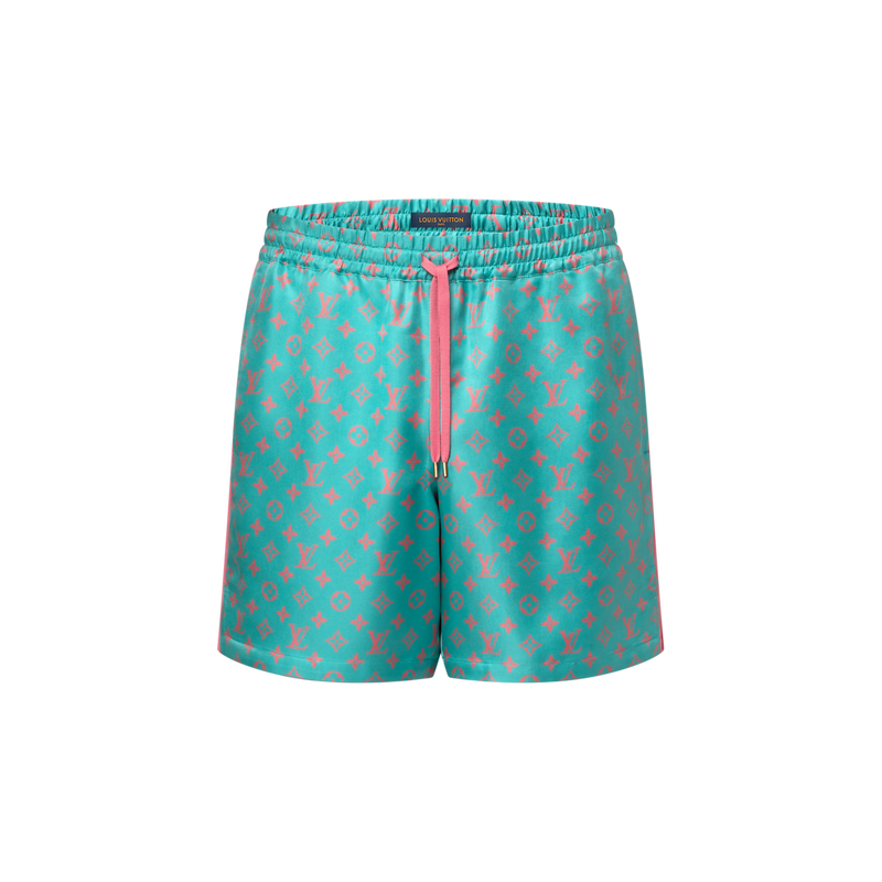 Louis Vuitton - Short Monogram en soie Rose Strawberry Ice