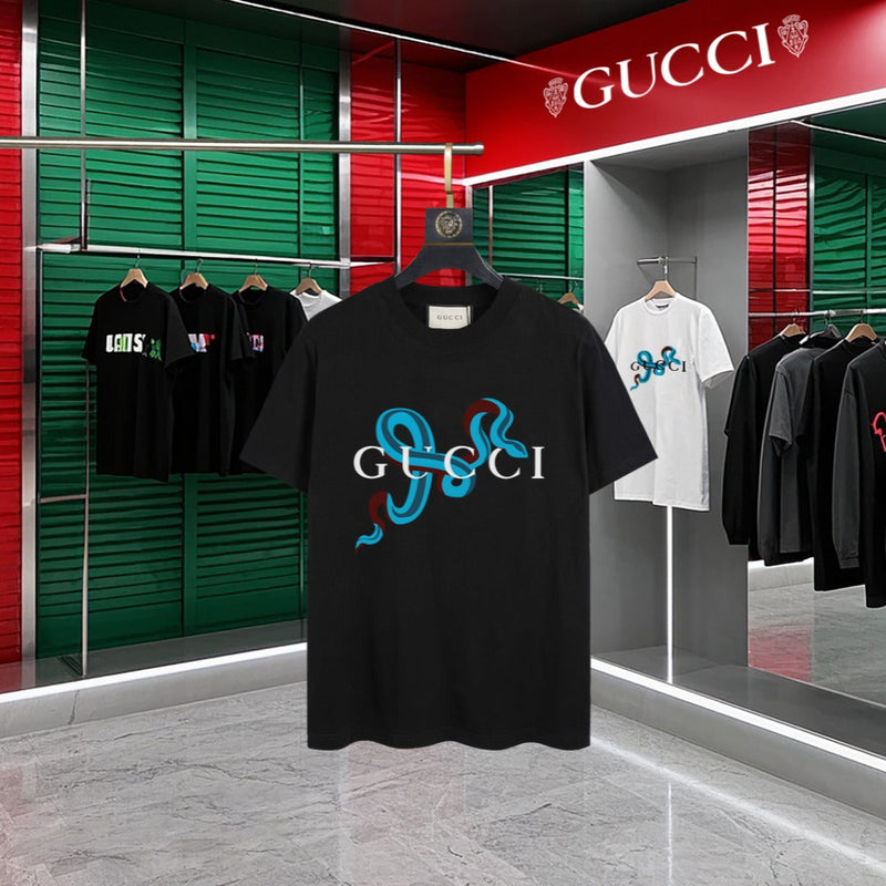 Gucci - T-shirt Gucci Logo Coloré Noir
