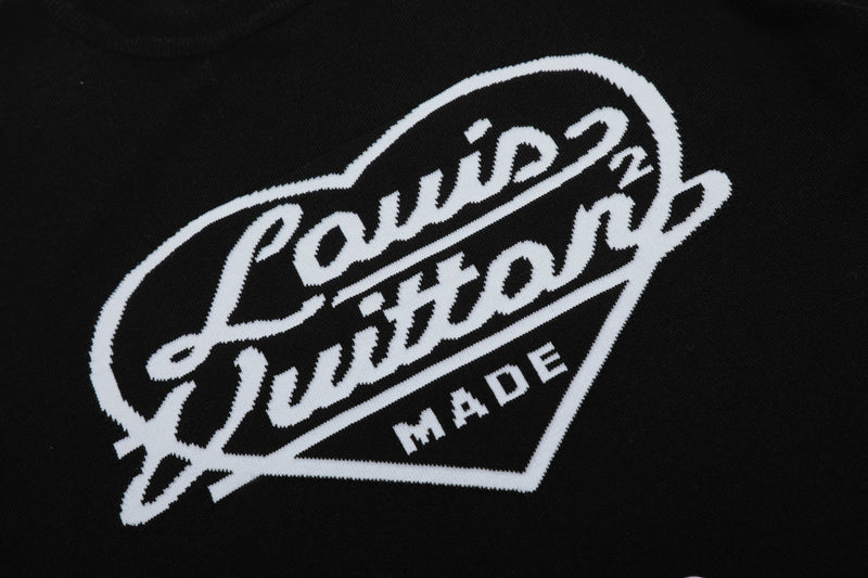 Louis Vuitton - T-shirt manches courtes LV Cœur Noir/Blanc