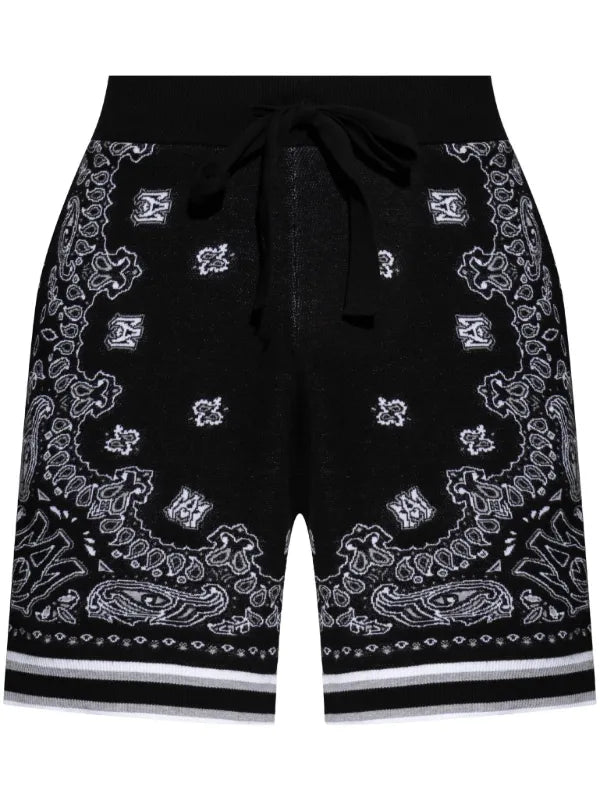 Amiri - Short Bandana en coton
