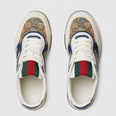 BASKETS GUCCI RE-WEB POUR HOMME Blanc Cassé Blanc Bleu