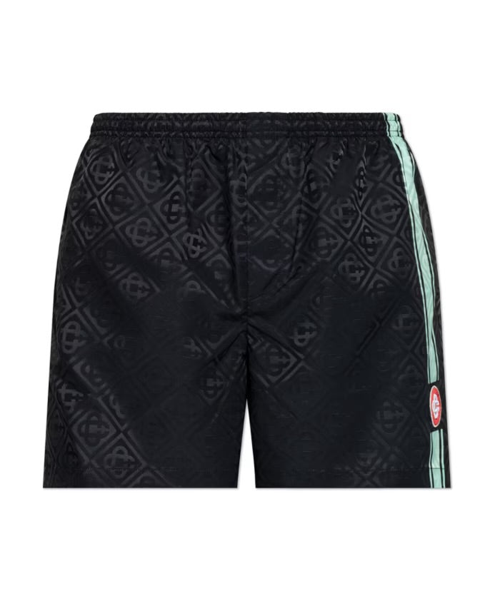 Casablanca - Short de bain avec logo Noir