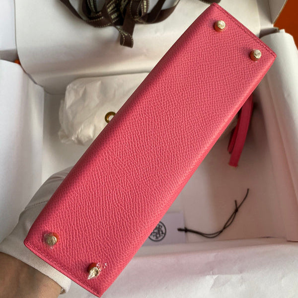 Birkin Rose écarlate 19 cm Rose framboise