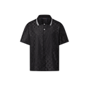 Louis Vuitton - Chemise manches courtes en jacquard Monogram Moiré Noir