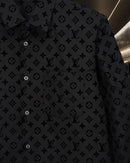 Louis Vuitton - Chemise manches longues motif intégral LV Noir