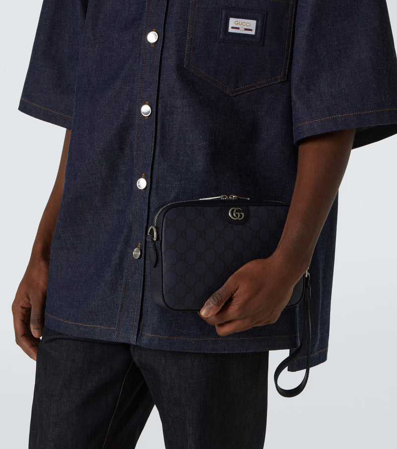 Gucci - Sac Ophidia GG en toile Bleu