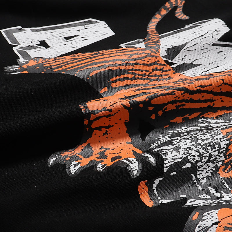 Amiri - T-shirt en coton logo Tigre Noir