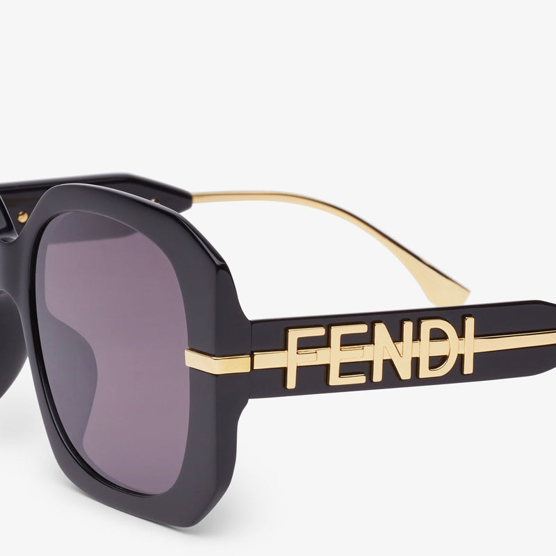 Fendi - Lunettes De Soleil Fendigraphy Noir