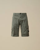 C.P Company - Short Cargo stretch sateen Stormy Weather Bleu