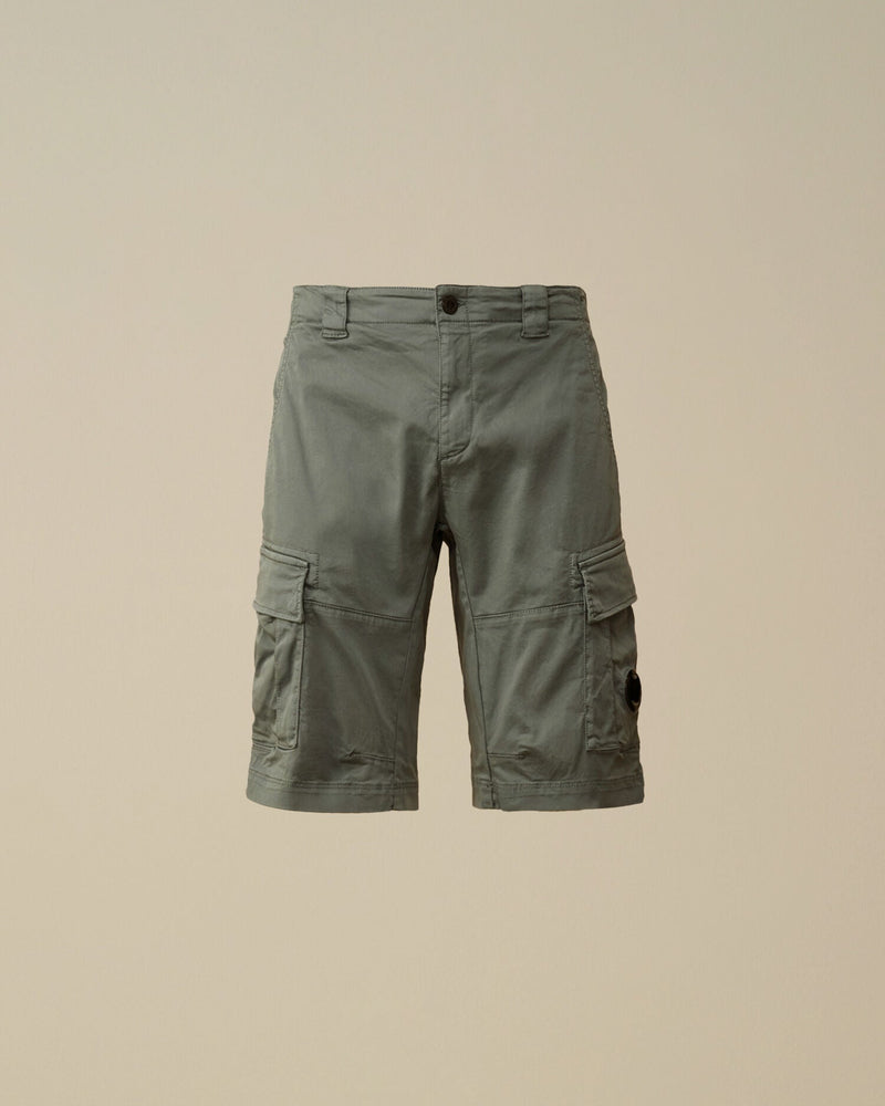 C.P Company - Short Cargo stretch sateen Stormy Weather Bleu
