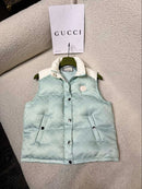 Gucci - Doudoune sans manche avec logo monogramme Menthe