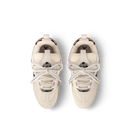 Sneaker LV skate Blanc Cassé Léopard Strass