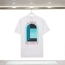 Casablanca - T-shirt Casa L’Arche Nuance de Bleu Blanc