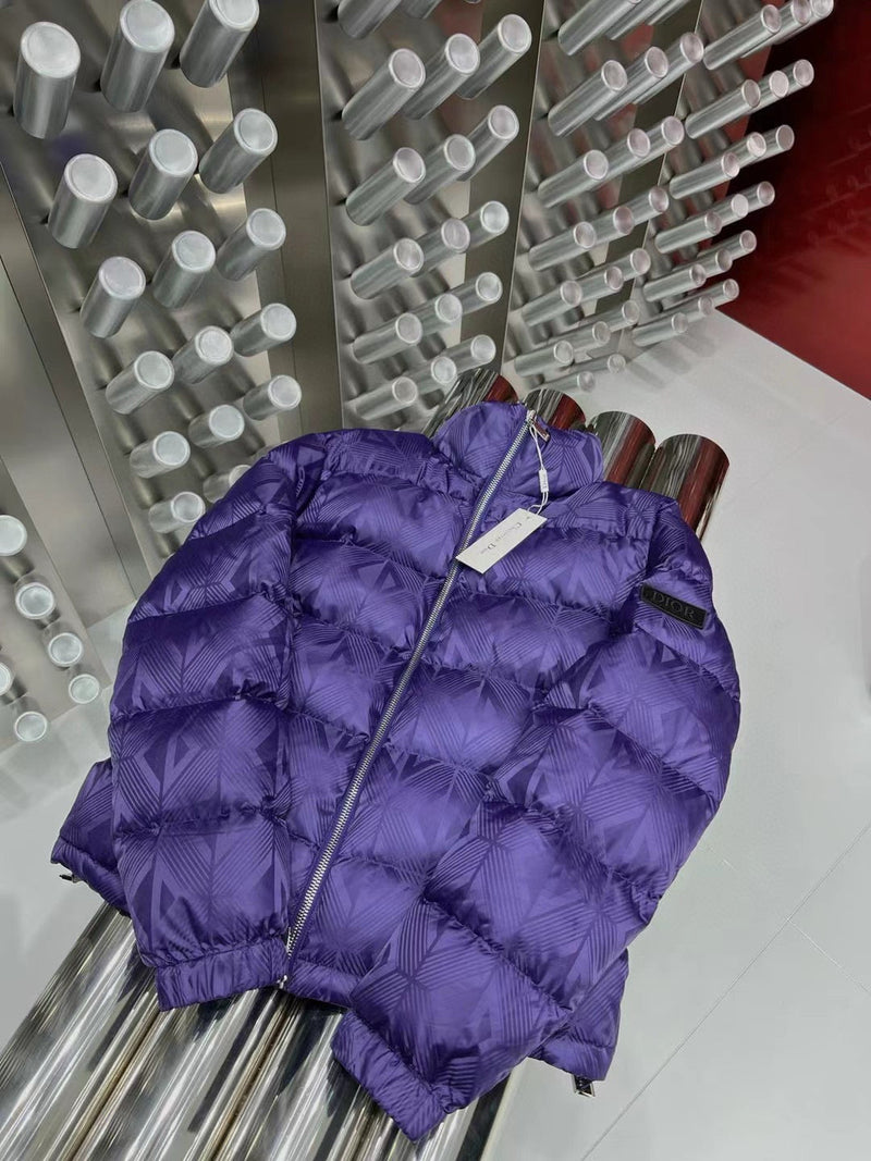 Dior - Doudoune CD oblique Violet