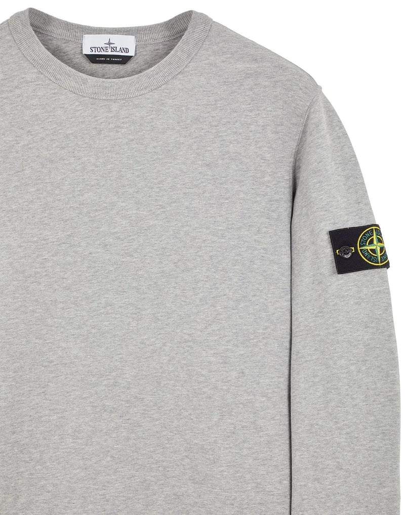 Stone Island - Sweat-shirt à col rond poussière chiné