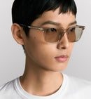 Dior - Lunettes De Soleil DiorTag SU rectangulaires Beige Transparent