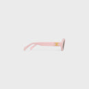 Celine - Lunettes De Soleil Triomphe 01 en Acétate Milky Pastel Rose