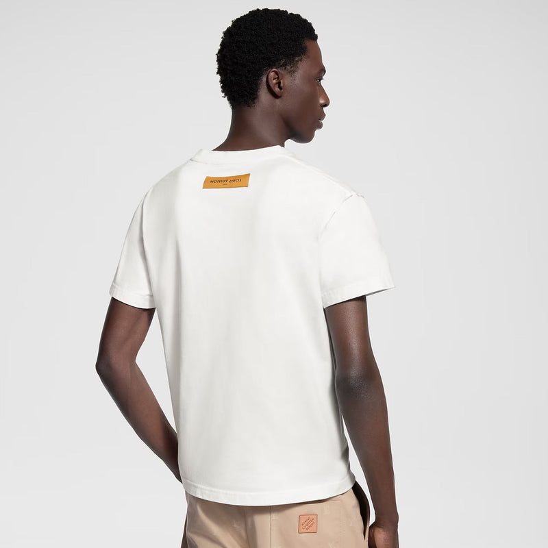 Louis Vuitton - Tee-shirt embossé LV Blanc Optique