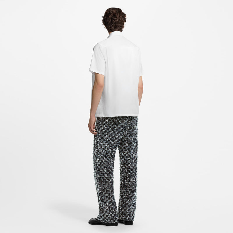 Louis Vuitton - Chemise manches courtes à poche Monogram Blanc