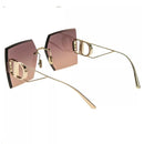 Dior - Lunettes De Soleil Oversize Rose