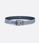 Dior - Toile jacquard Dior Oblique Bleu 35 mm