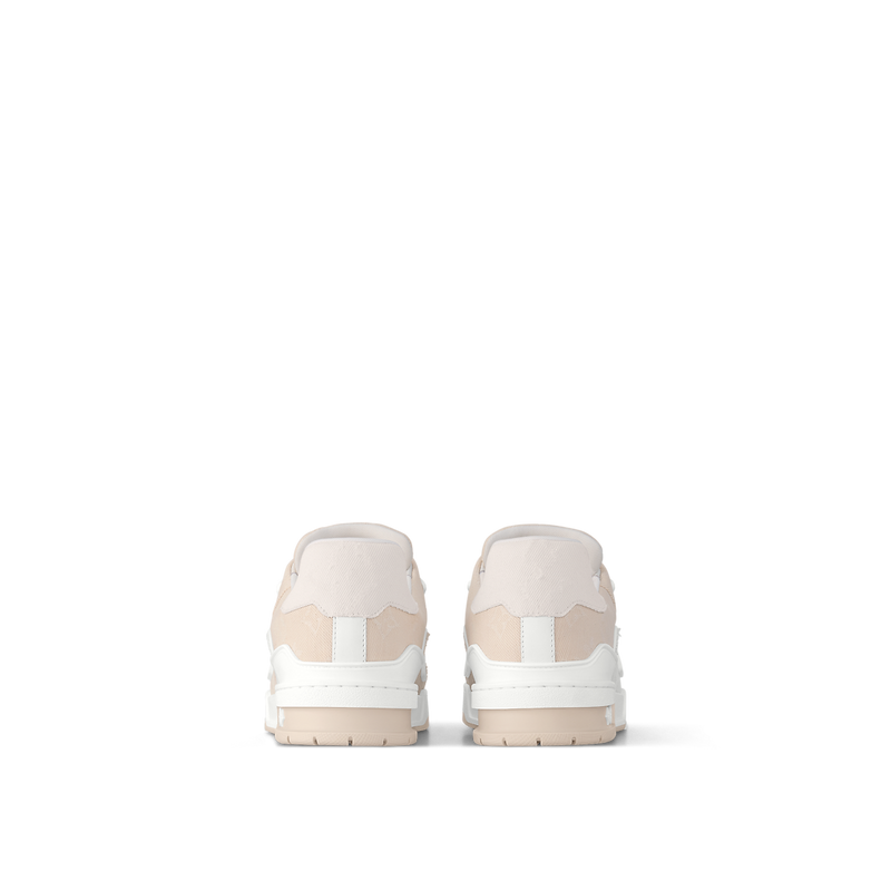 Sneaker LV Trainer Beige Blanc