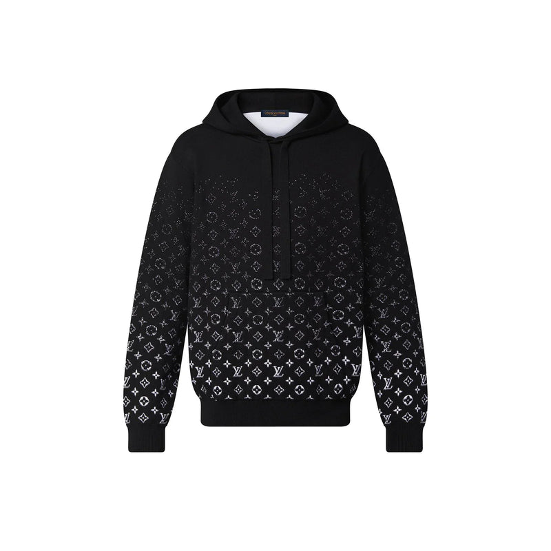 Louis Vuitton - Sweat à capuche a motif LV monogramme noir