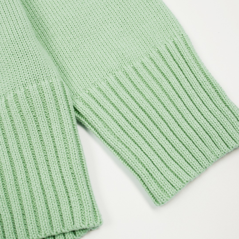 Ami Paris - Pull Ami Paris Vert Cœur Blanc