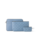 Sac Trio Messenger Bleu Ciel