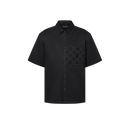 Louis Vuitton - Chemise manches courtes floquée en coton Noir