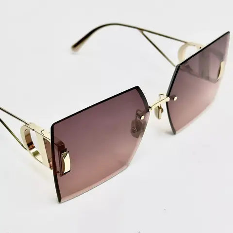 Dior - Lunettes De Soleil Oversize Rose