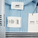 Ami Paris - Pull Ami Paris Bleu Cœur Blanc