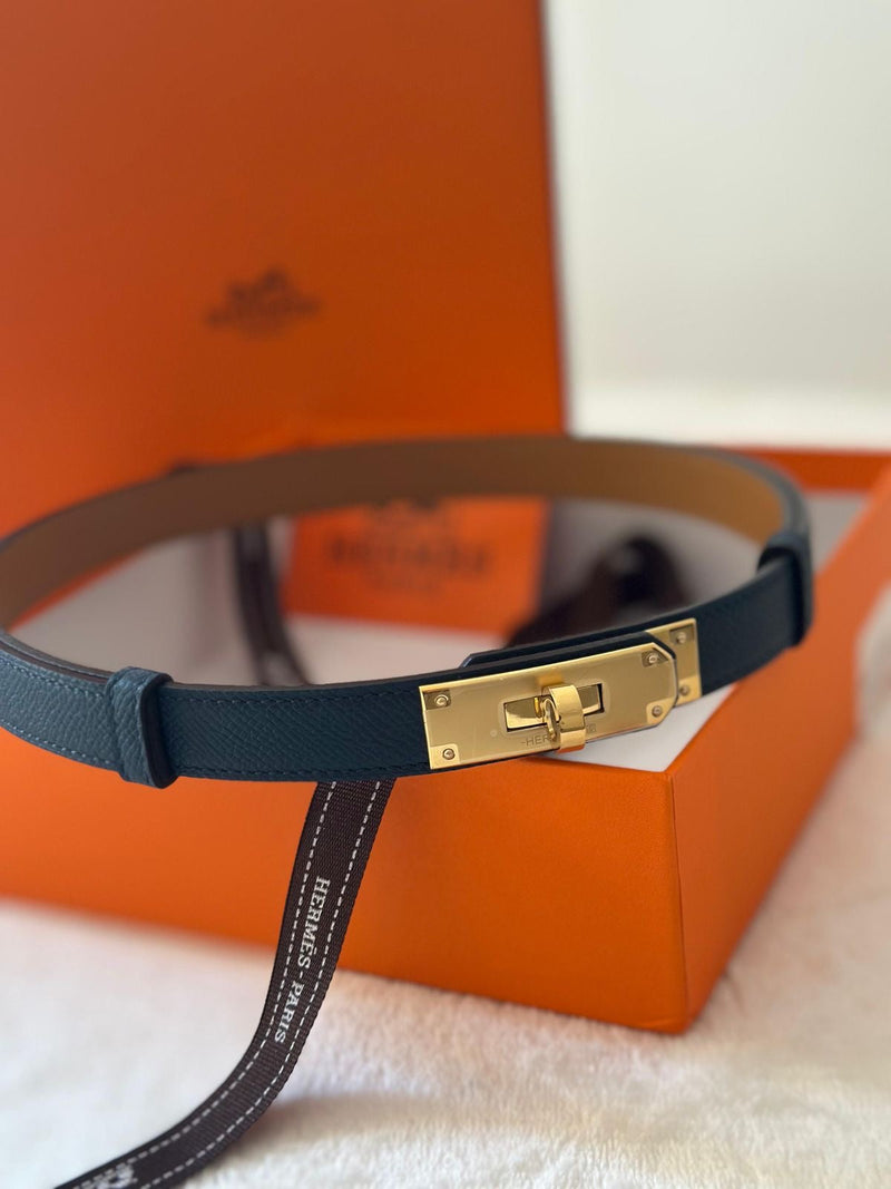 Hermès - Ceinture Kelly 18 Noir