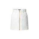 Louis Vuitton - Jupe en denim Monogram Fil Coupé