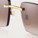 Cartier - Lunettes solaires Panthère Verres Marrons Dégradés