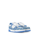 Sneaker LV Trainer Maxi Bleu Ciel Blanc